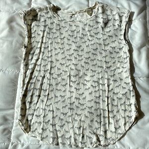 Viscose Zebra Top
